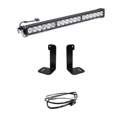 Jeep JL/JT 30 Inch OnX6+ Light Bar Kit w/Upfitter Baja Designs - 447657UP