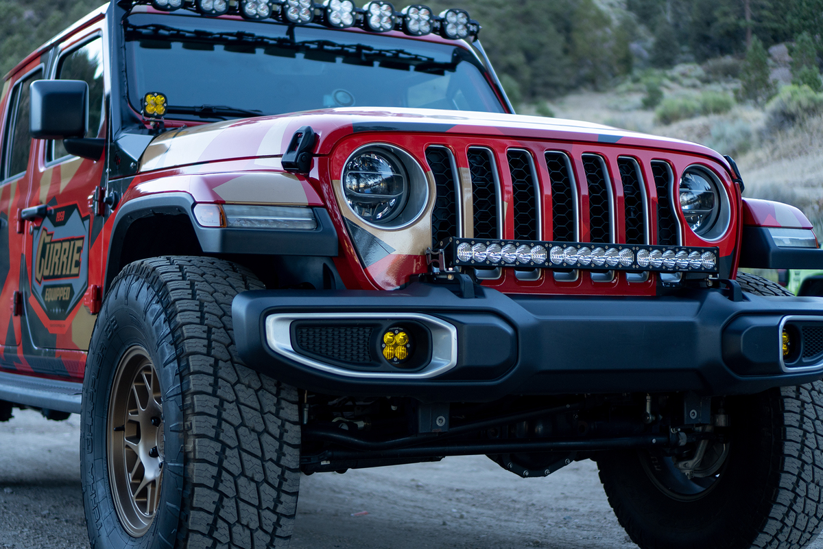 Jeep JL/JT Dual LP6 Auxiliary Light Kit Baja Designs - 447659