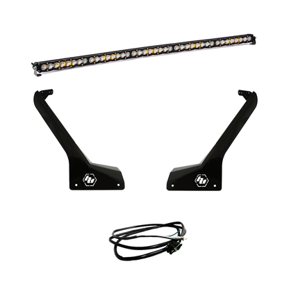 Jeep JL/JT Roof Bar LED Light Kit 50 Inch S8 w/Upfitter Baja Designs - 447665UP