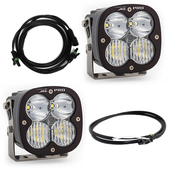 Jeep JL/JT Rubicon Steel Bumper LED Light Kit XL Pro w/Upfitter Baja Designs - 447668UP