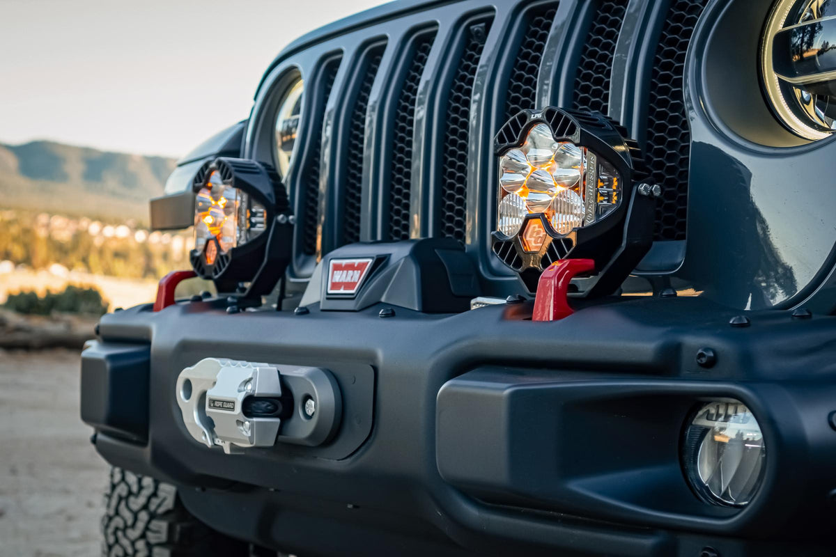 Jeep JL/JT Rubicon Steel Bumper LED Light Kit XL 80 Baja Designs - 447669