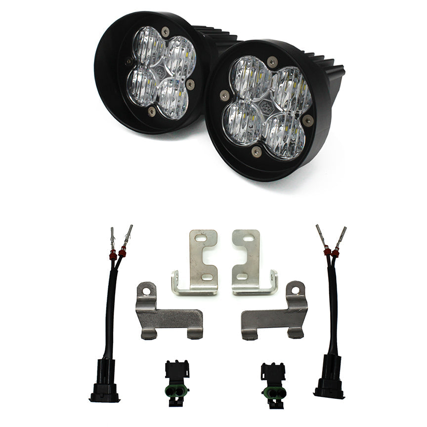 12-21 Rav4 Fog Pocket Kit Squadron Sport Clear Wide Cornering Baja Designs - 447676