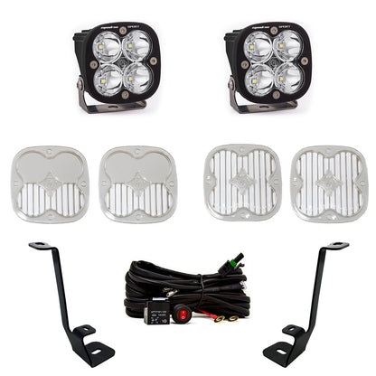 Squadron Sport A-Pillar Kit 21-23 F-150 (Spot; Clear; Toggle Wiring) Baja Designs - 447695
