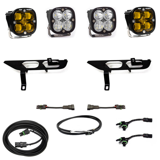 Ford, F150, (21-On), FPK, SAE Baja Amber/Sport DC, Up w/o DRL Baja Designs - 447698UP