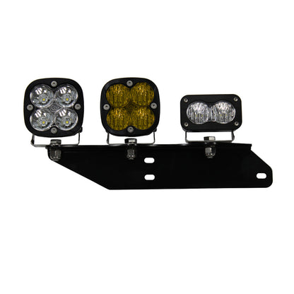 Raptor Fog Light Kit 17-18 F-150 Raptor Fog Pocket Kit Baja Amber SAE Sportsmen Baja Designs - 447717