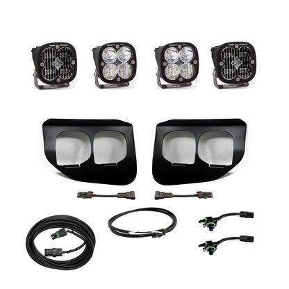 Ford Super Duty (20-22) Fog Lights Dual FPK SAE/Pro DC Baja Designs w/Upfitter Baja Designs - 447736UP