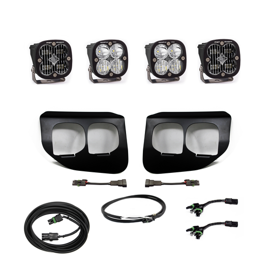 Ford Super Duty (20-22) Fog Lights Dual FPK SAE/Pro DC Baja Designs w/Upfitter Baja Designs - 447736UP