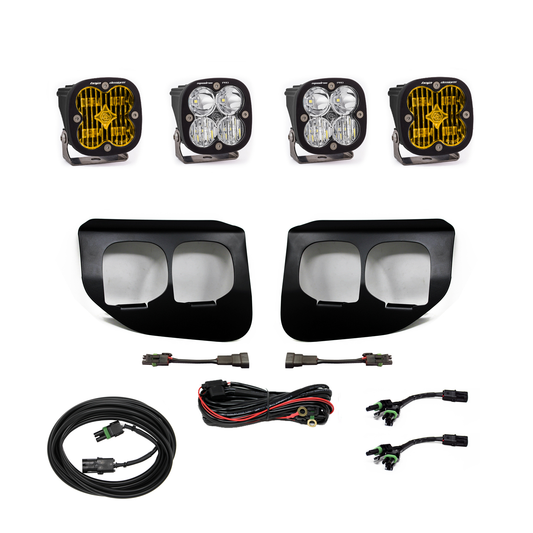 Ford Super Duty (20-22) Fog Lights Dual FPK Baja Amber SAE/Pro DC Baja Designs - 447737