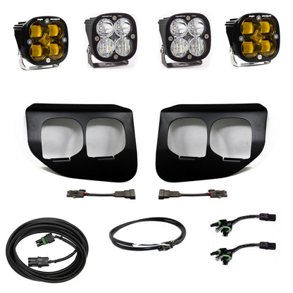 Ford Super Duty (20-22) Fog Lights FPK Baja Amber SAE/Pro DC Baja Designs w/Upfitter Baja Designs - 447737UP
