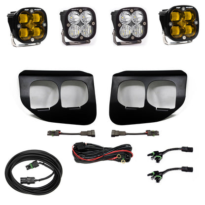Ford Super Duty (20-22) Fog Lights Dual FPK Baja Amber SAE/Sport DC Baja Designs - 447739