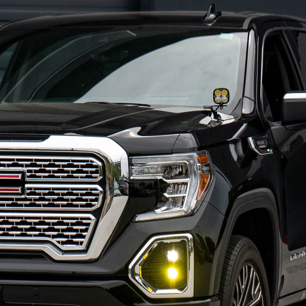 19-22 GMC Sierra 1500 Squadron Pro A Pillar Light Kit Baja Designs - 447743