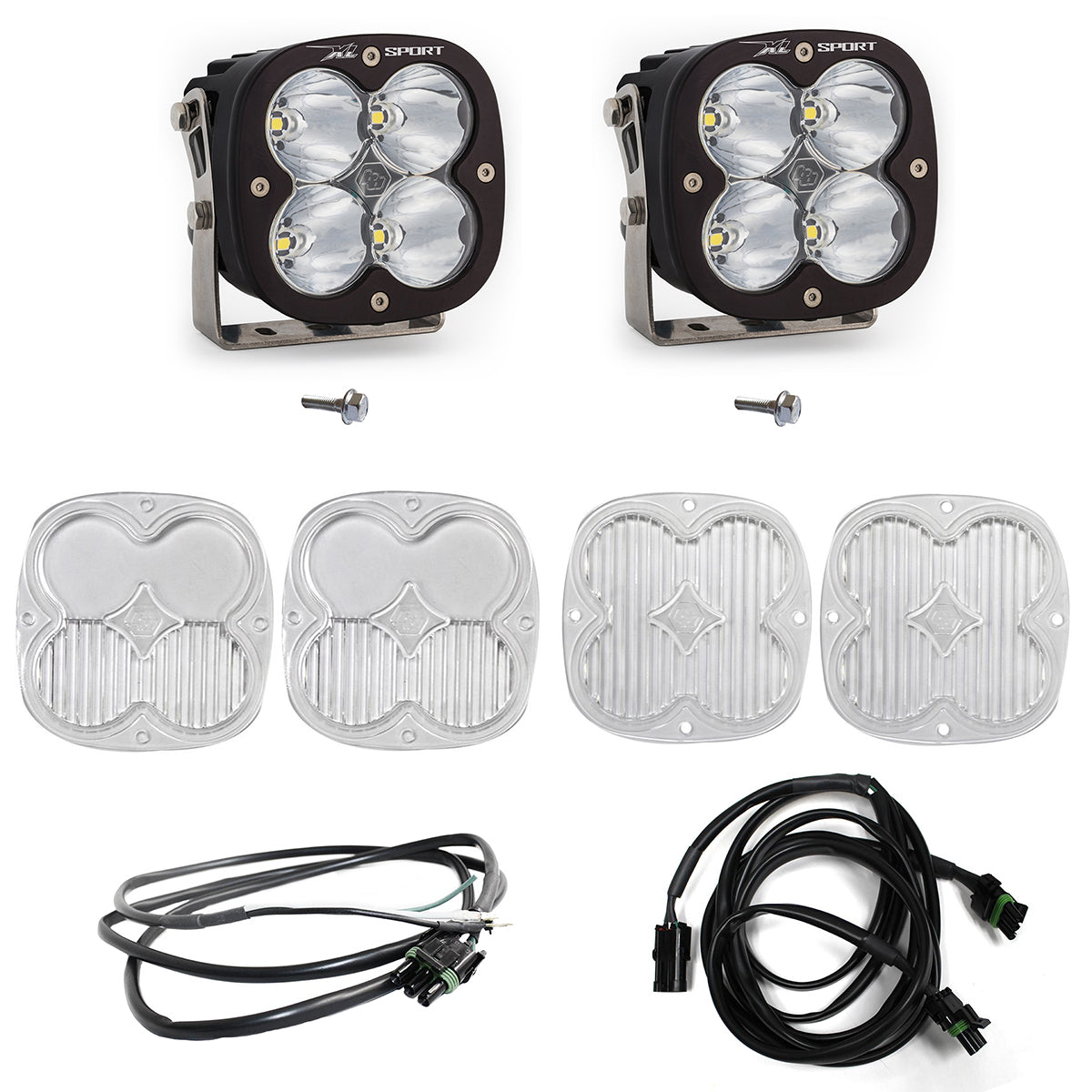 Bronco A Piller Light Kit 21-Up Ford Bronco XL Sport Spot w/Upfitter Baja Designs - 447753UP