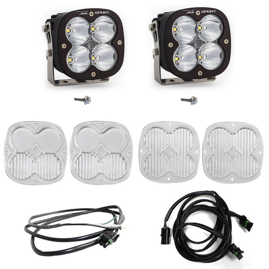 Bronco A Piller Light Kit 21-Up Ford Bronco XL Sport Spot w/Upfitter Baja Designs - 447753UP