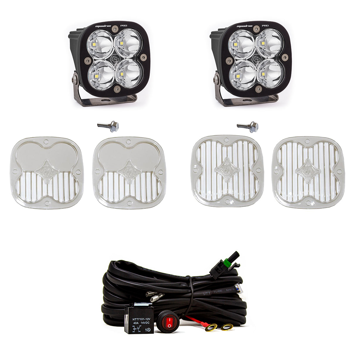 Bronco A Piller Light Kit 21-Up Ford Bronco Squadron Pro Spotr Baja Designs - 447754