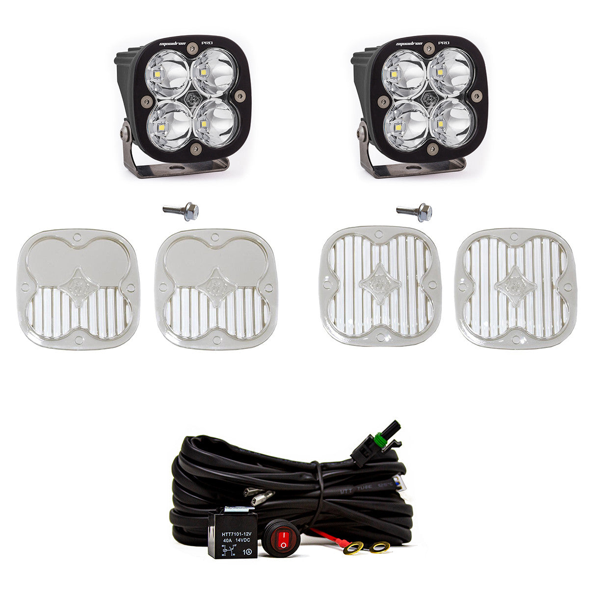Bronco A Piller Light Kit 21-Up Ford Bronco Squadron Pro Spotr Baja Designs - 447754