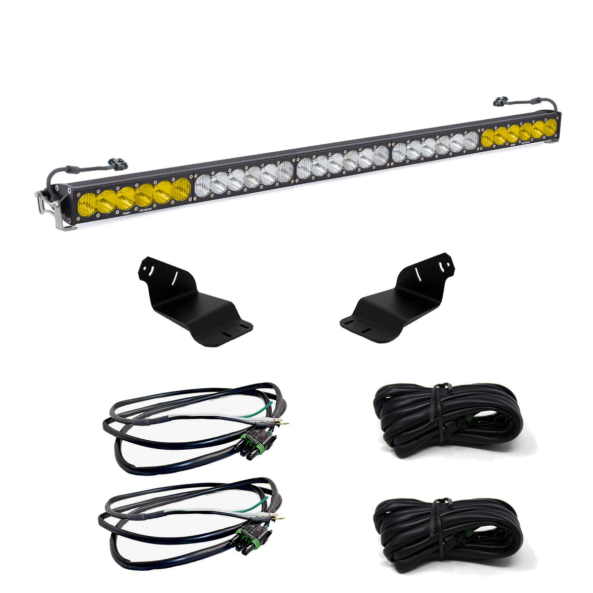 Bronco Roof Light Bar Kit 21-Up Ford Bronco 50 inch Onx6+ Dual Control w/Upfitter Baja Designs - 447759UP