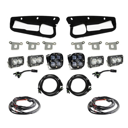 Bronco Clear SAE Fog Pocket Kit 21-Up Ford Bronco Baja Designs - 447761