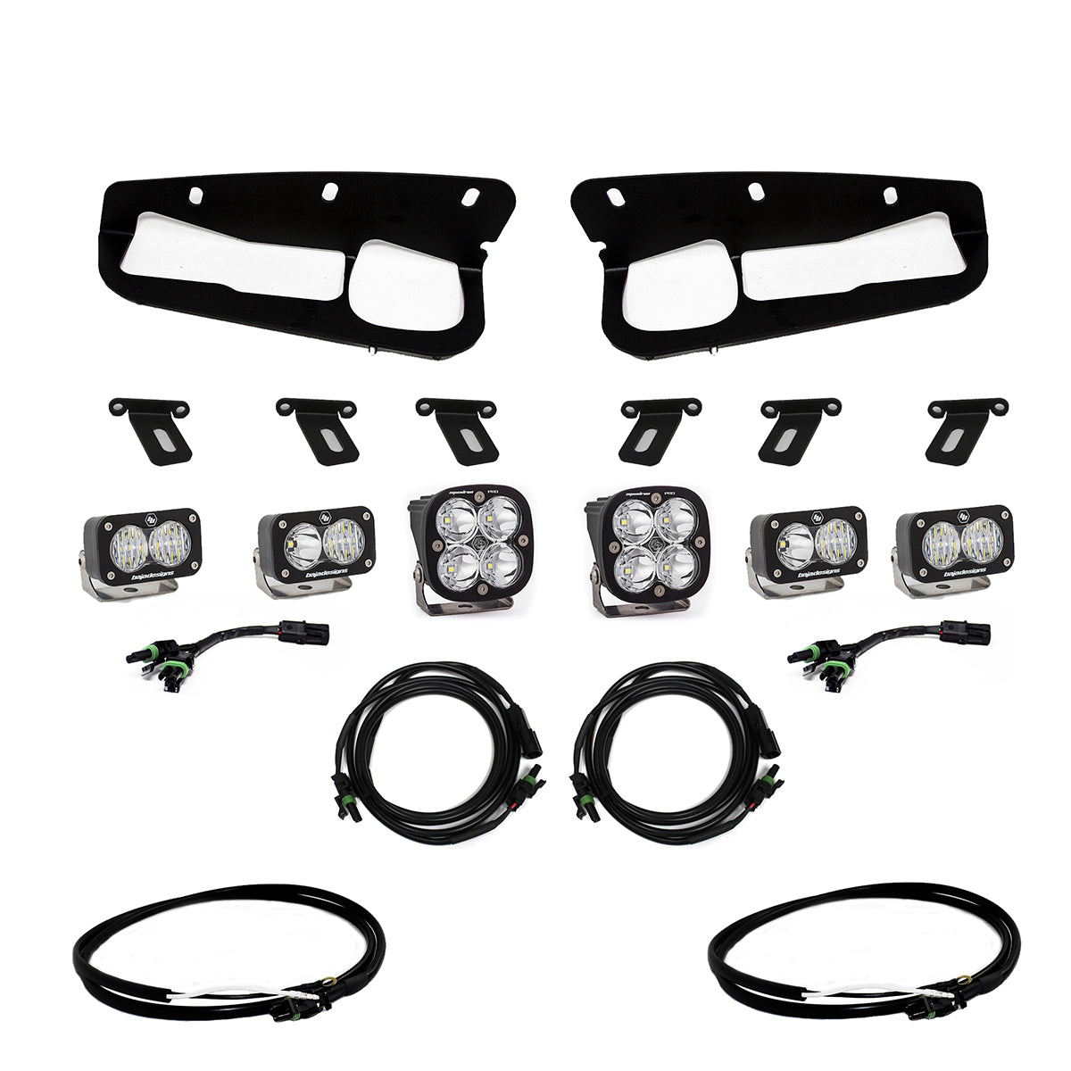 Bronco Fog Pocket Kit 21-Up Ford Bronco Pro w/Upfitter Baja Designs - 447763UP