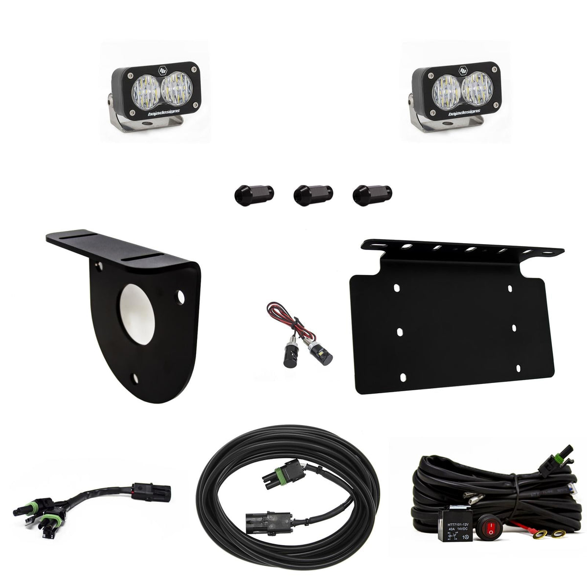 Bronco Dual S2 Sport W/C Reverse Kit w/Lic Plate 21-Up Ford Bronco Baja Designs - 447764