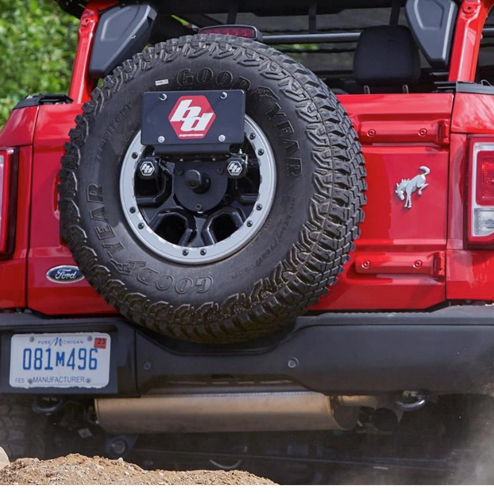 Ford Bronco Dual S1 W/C Reverse Kit w/Lic Plate w/Upfitter Baja Designs - 447765UP