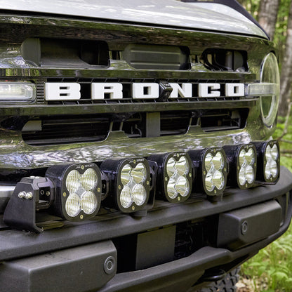 6 XL Linkable Light Bar Kit Plastic Bumper Mount 21-Up Ford Bronco Baja Designs - 447768