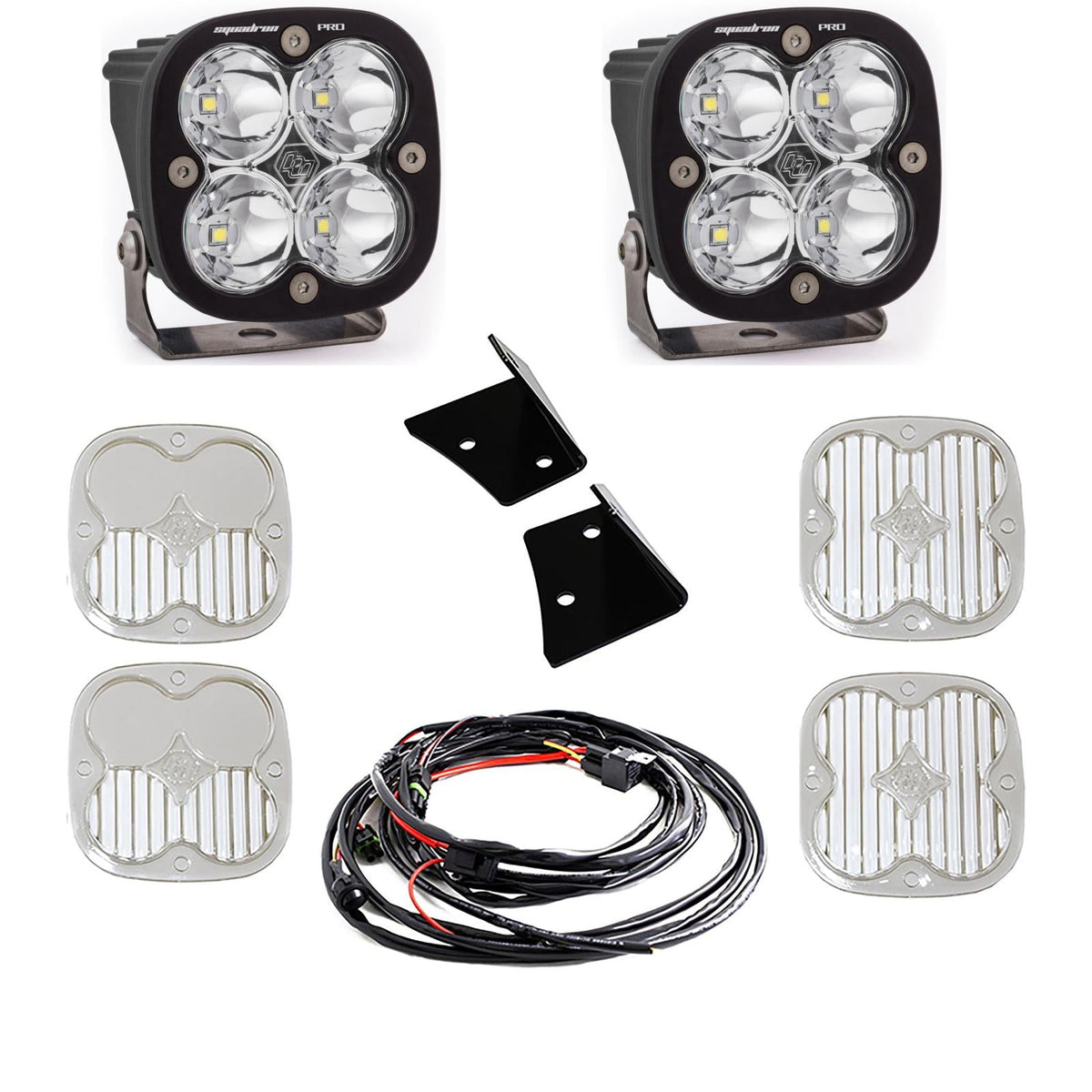 Jeep, JK Squadron Pro Spot A-Pillar Kit Baja Designs - 447797