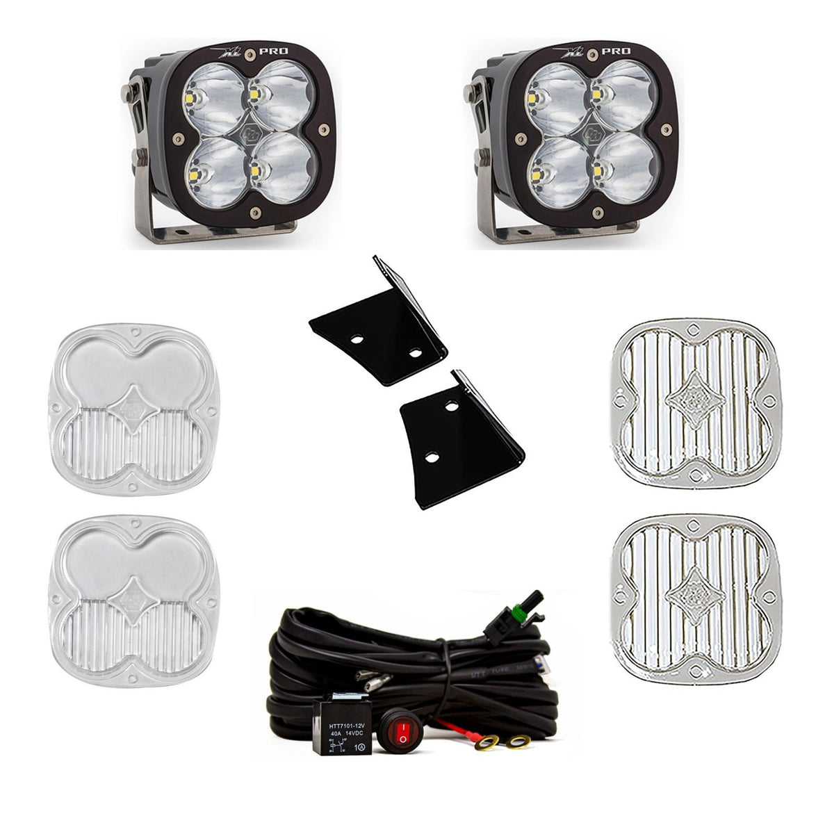 Jeep JK XL Pro Spot A-Pillar Kit Baja Designs - 447799