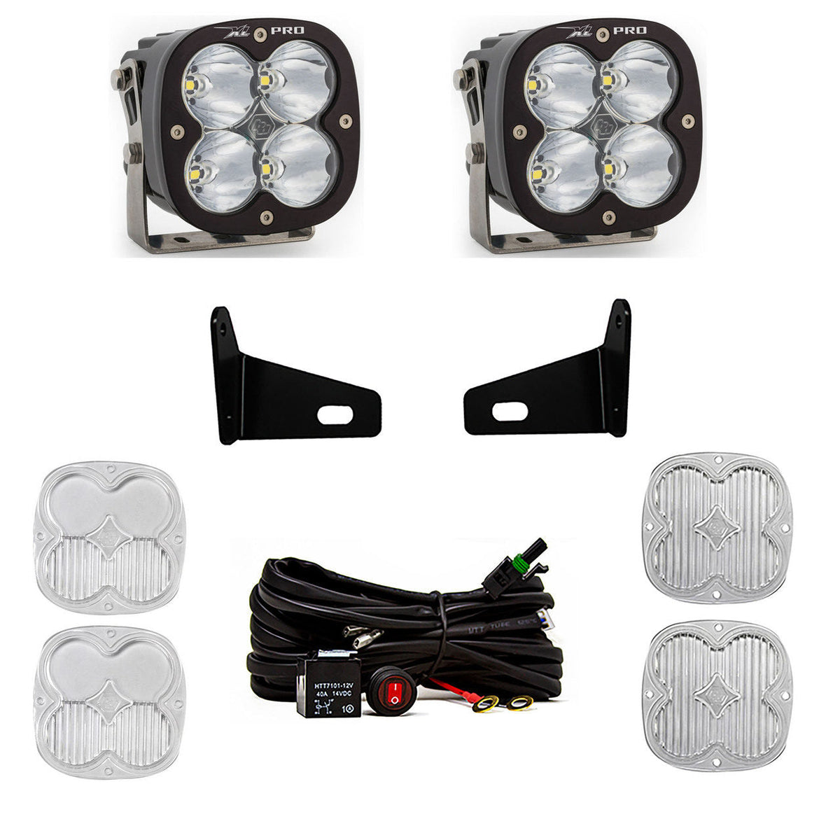 XL Pro A-Pillar Kit 17-22 Maverick X3 Driving/Combo Clear Baja Designs - 447805