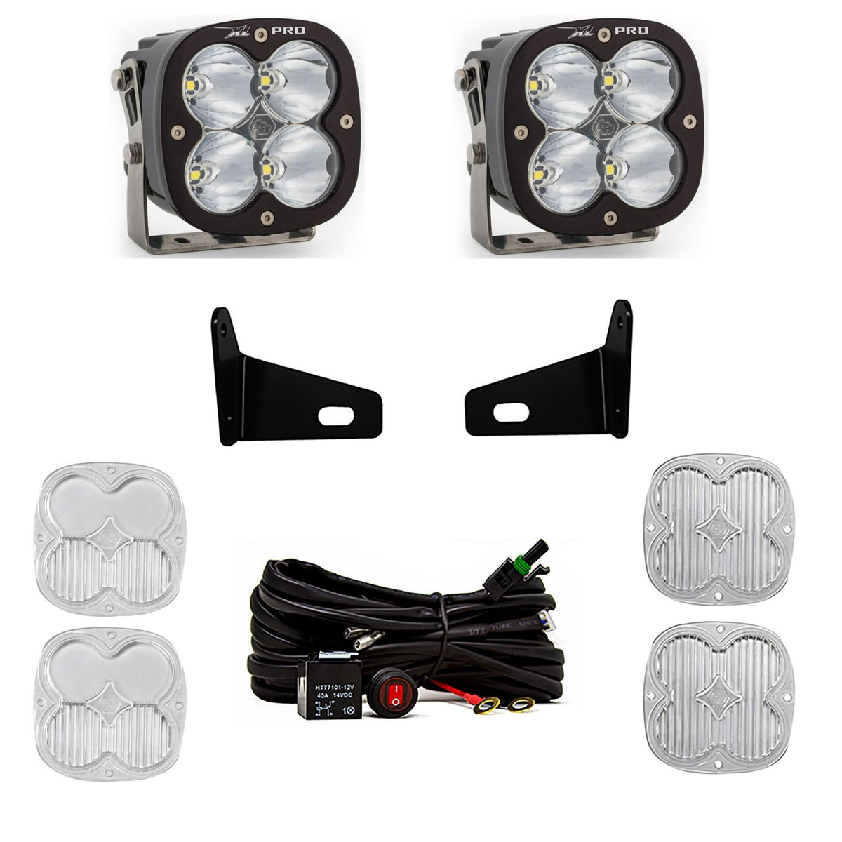 XL Pro A-Pillar Kit 17-22 Maverick X3 Driving/Combo Clear Baja Designs - 447805
