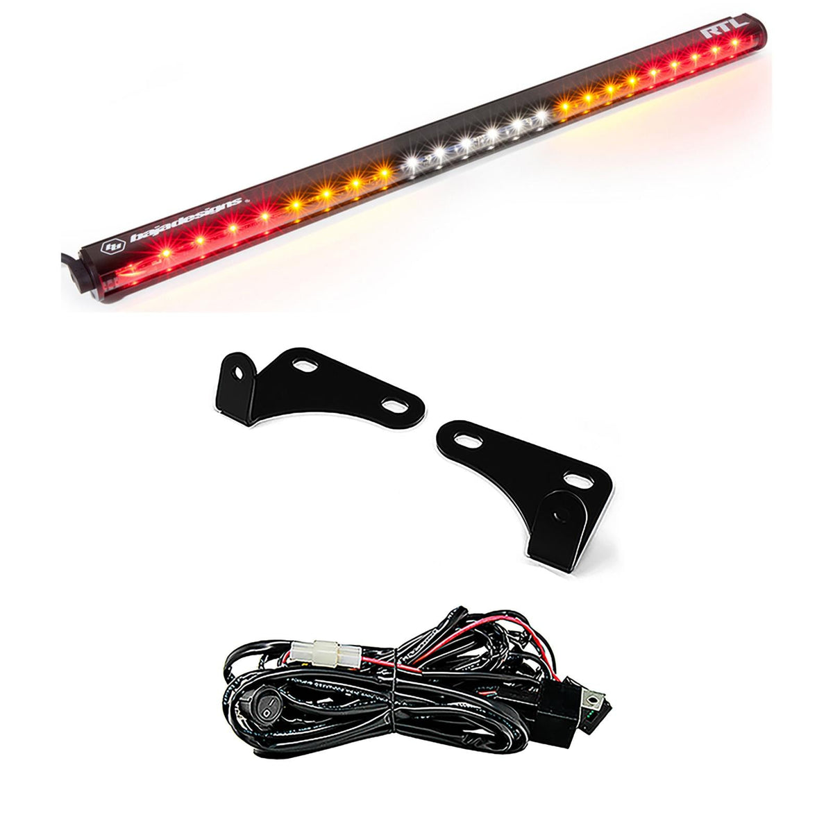Polaris RZR 15-18 2 Seat 30 Inch RTL-S Rear Light Bar with Bracket Kit Baja Designs - 447812