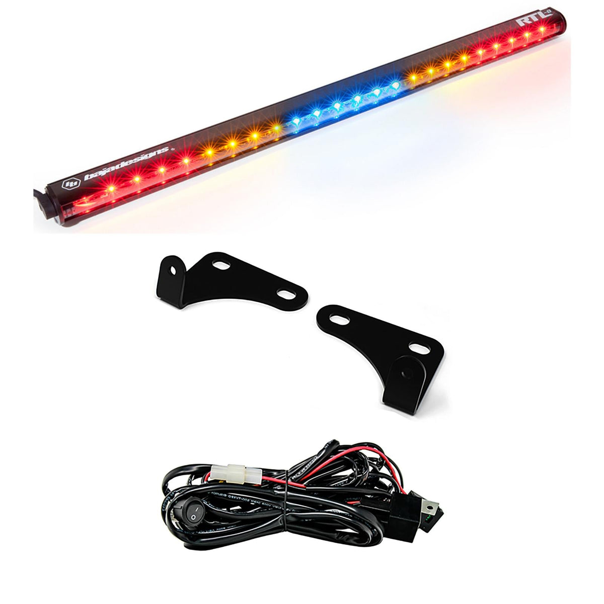 Polaris RZR 15-18 2 Seat 30 Inch RTL-B Rear Light Bar with Bracket Kit Baja Designs - 447813