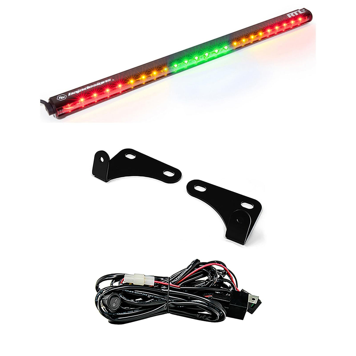 Polaris RZR 15-18 2 Seat 30 Inch RTL-G Rear Light Bar with Bracket Kit Baja Designs - 447814