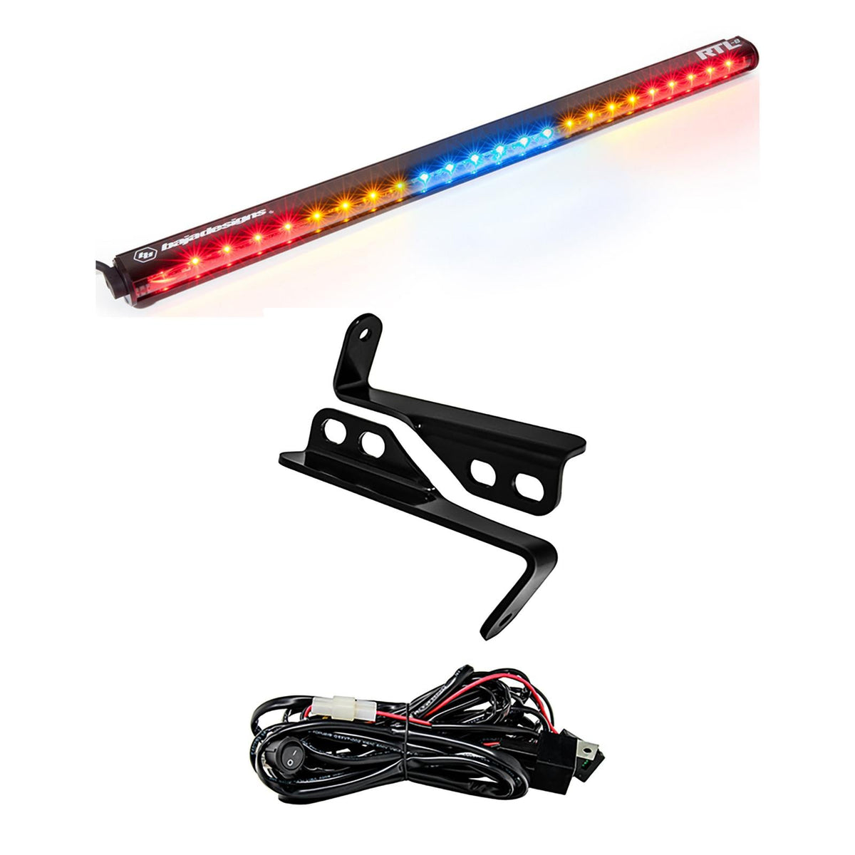Polaris RZR 15-18 4 Seat 30 Inch RTL-B Rear Light Bar with Bracket Kit Baja Designs - 447818