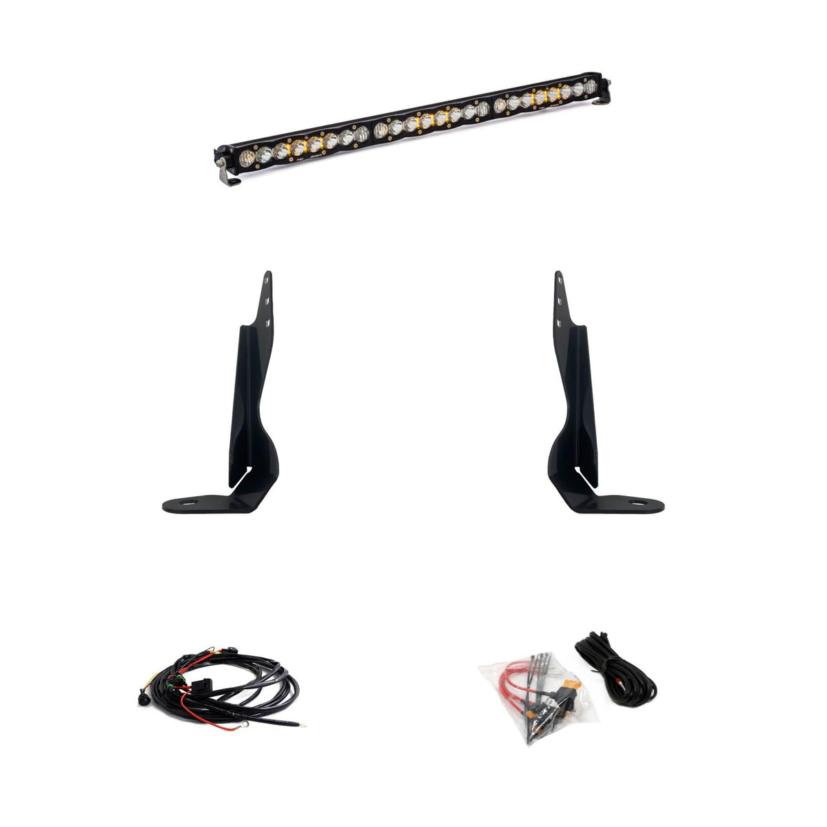 GMC 2500/3500 (20-On) S8 Behind Grill Kit Baja Designs - 447850