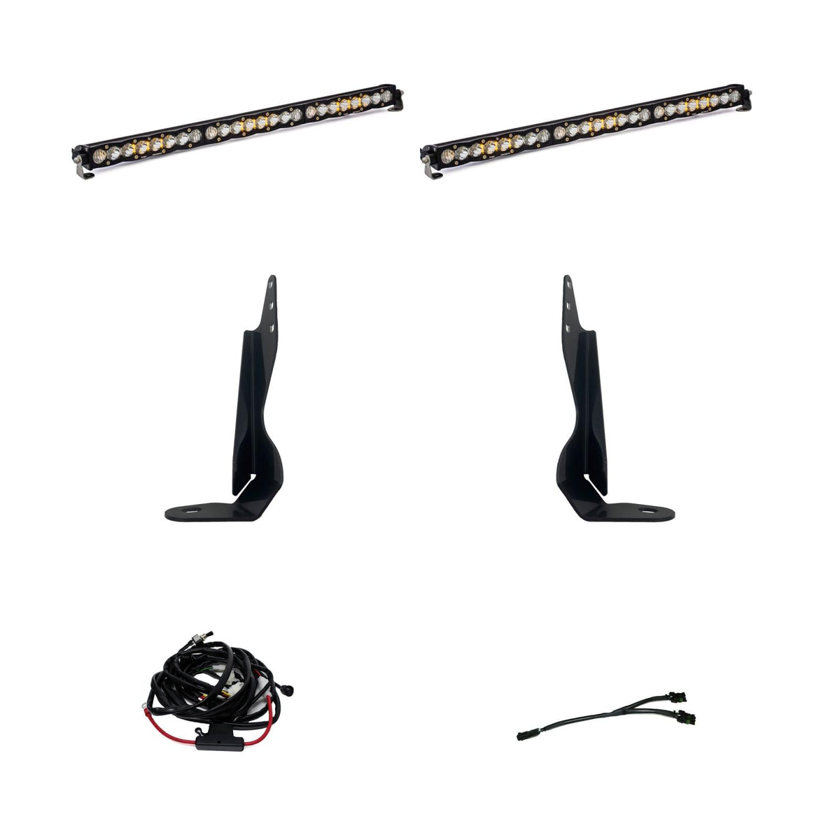 GMC 2500/3500 2020-On Behind Grill Kit Dual S8 Baja Designs - 447854