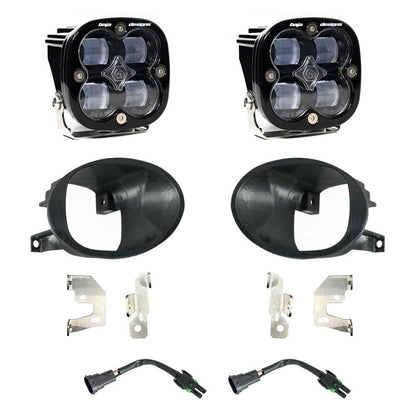 Squadron SAE Fog Pocket Kit 19-24 Sprinter 1500/2500/3500 (SAE Fog; Clear) - 447863