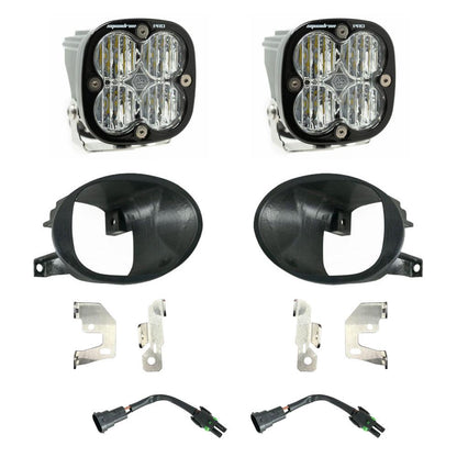 Squadron Pro Fog Pocket Kit 19-24 Sprinter 1500/2500/3500 (Wide Cornering; Clear) - 447864