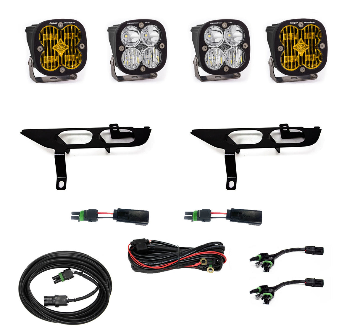 Ford, F150, (21-On), FPK, SAE Clear/Pro DC w/ DRL Baja Designs - 447870