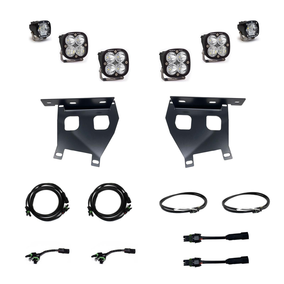 Aftermarket Fog Pocket Sport Kit Fits 21-On Ford Raptor Baja Designs - 448054