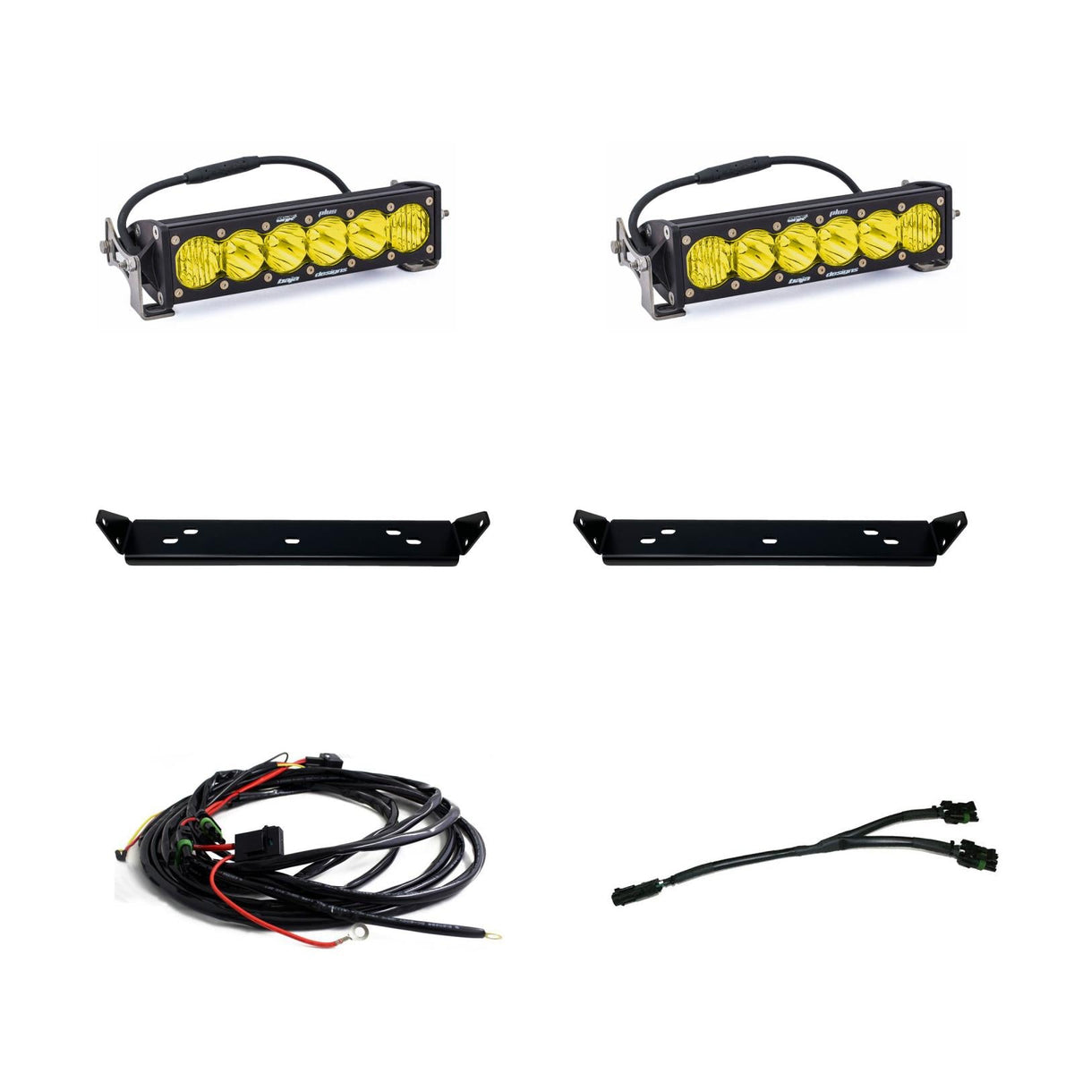 10 Inch Onx6 D/C Baja Amber Behind Grill Kit fits 21-On Ford Raptor Baja Designs - 448064