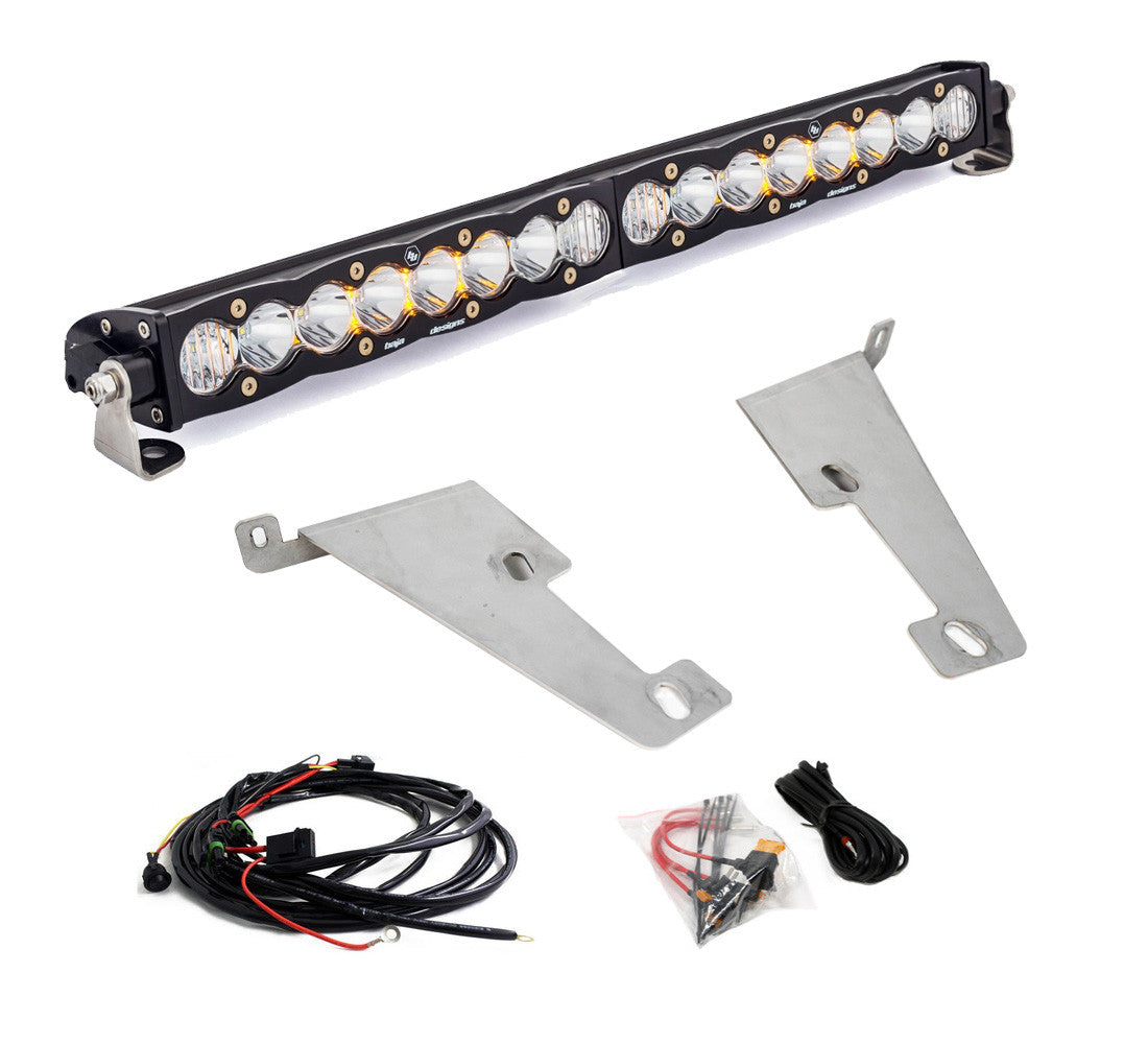 2022 Toyota Tundra 20 Inch S8 Behind Bumper Kit Clear Non-Hybrid Baja Designs - 448076