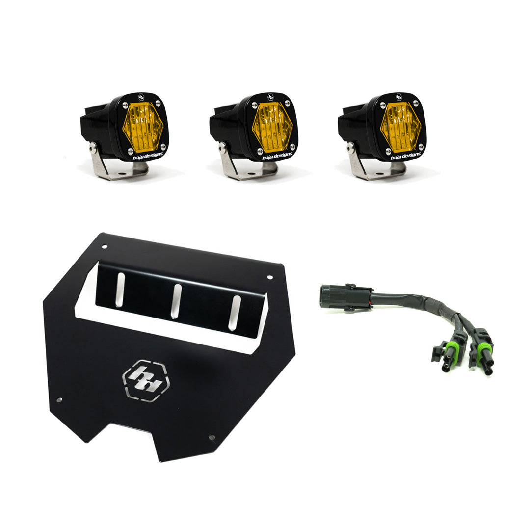 Polaris 2022 RZR Pro R S1 Lower Fascia Light Kit Baja Designs - 448099
