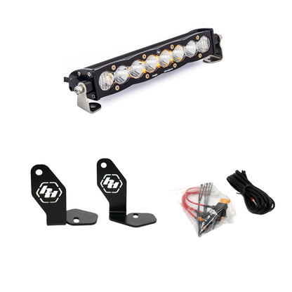 Polaris Pro-R S8 10 inch Hood Mount Kit Baja Amber Baja Designs - 448102