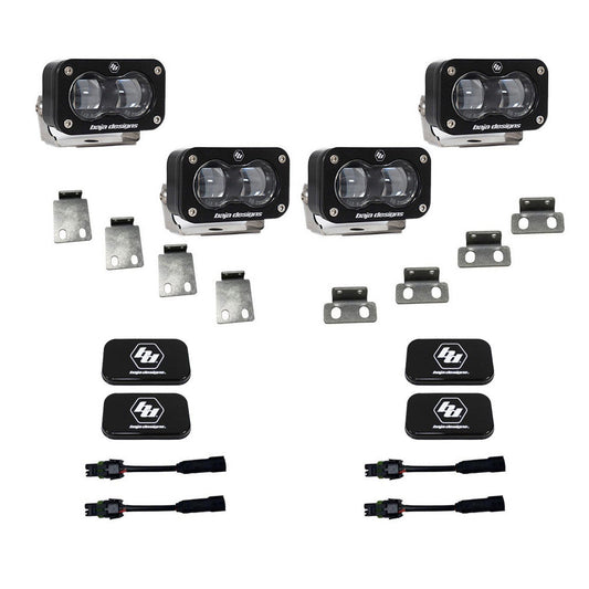S2 SAE Fog Pocket Kit Fits 21-On Ford Raptor Baja Designs - 448166
