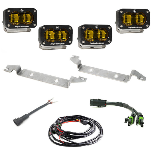 2023-On Toyota Sequoia S2 SAE Baja Amber OEM FPK Replacement Kit Baja Designs - 448168