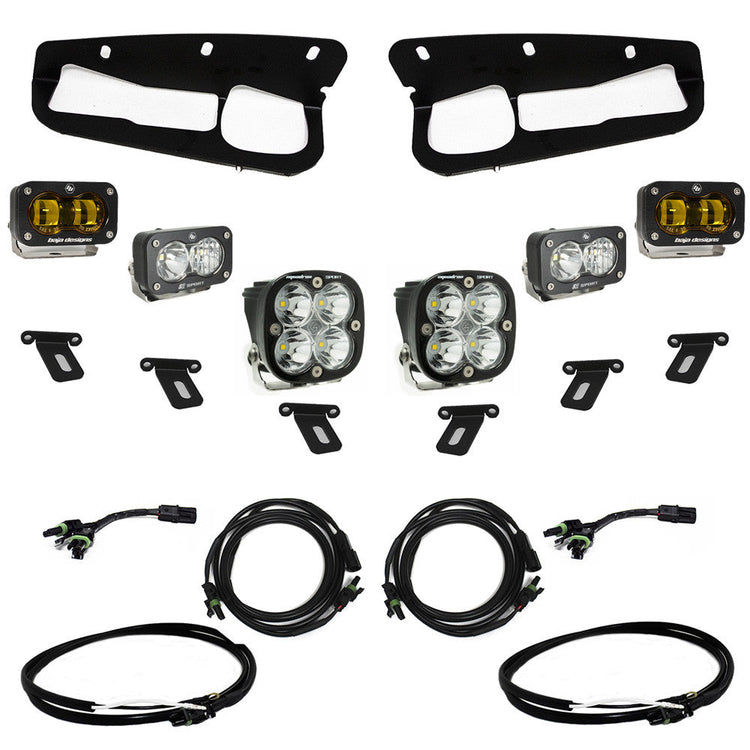 Ford Bronco (21-Present) S2 SAE FPK Sportsmen for OEM Steel Bumper Baja Designs - 448174