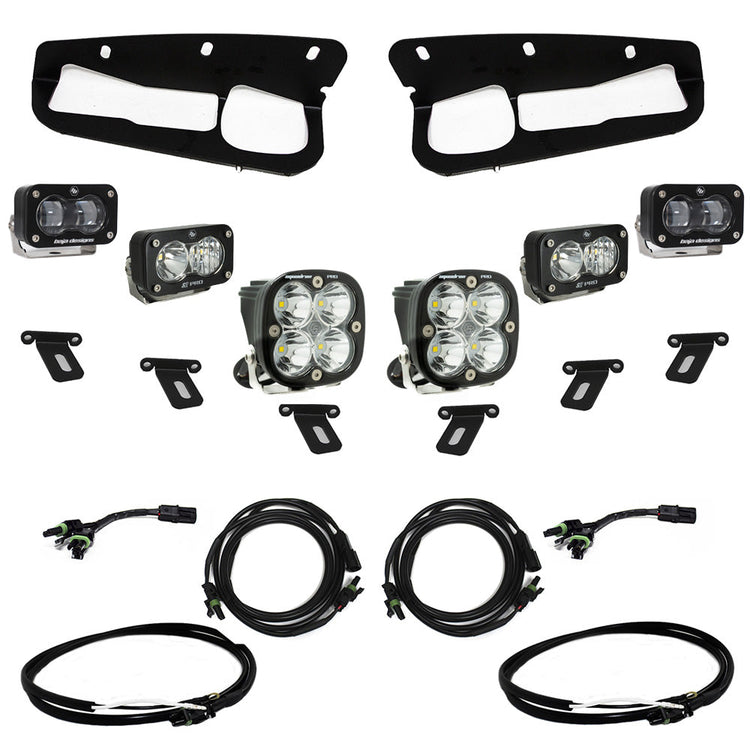 Ford Bronco (21-Present) S2 SAE FPK Pro w/Upfitter Wiring Harness for OEM Steel Bumper Baja Designs - 448175UP