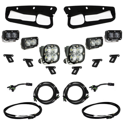 Ford Bronco (21-Present) S2 SAE FPK Pro w/Upfitter Wiring Harness for OEM Steel Bumper Baja Designs - 448175UP