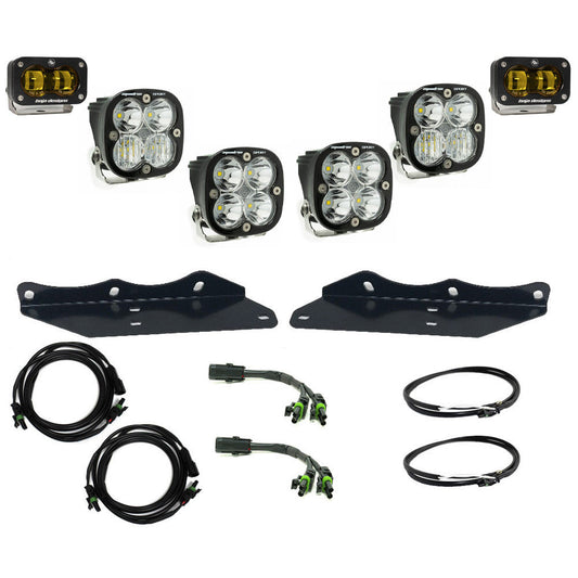 Ford Raptor (17-20) Fog Pocket Kit S2 SAE Baja Amber Sportsman Baja Designs - 448176