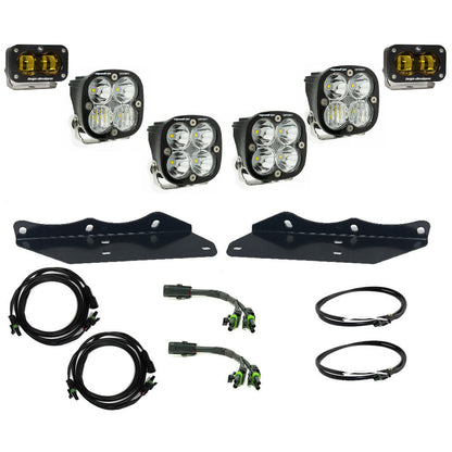Ford Raptor (17-20) Fog Pocket Kit S2 SAE Baja Amber Sportsman Baja Designs - 448176